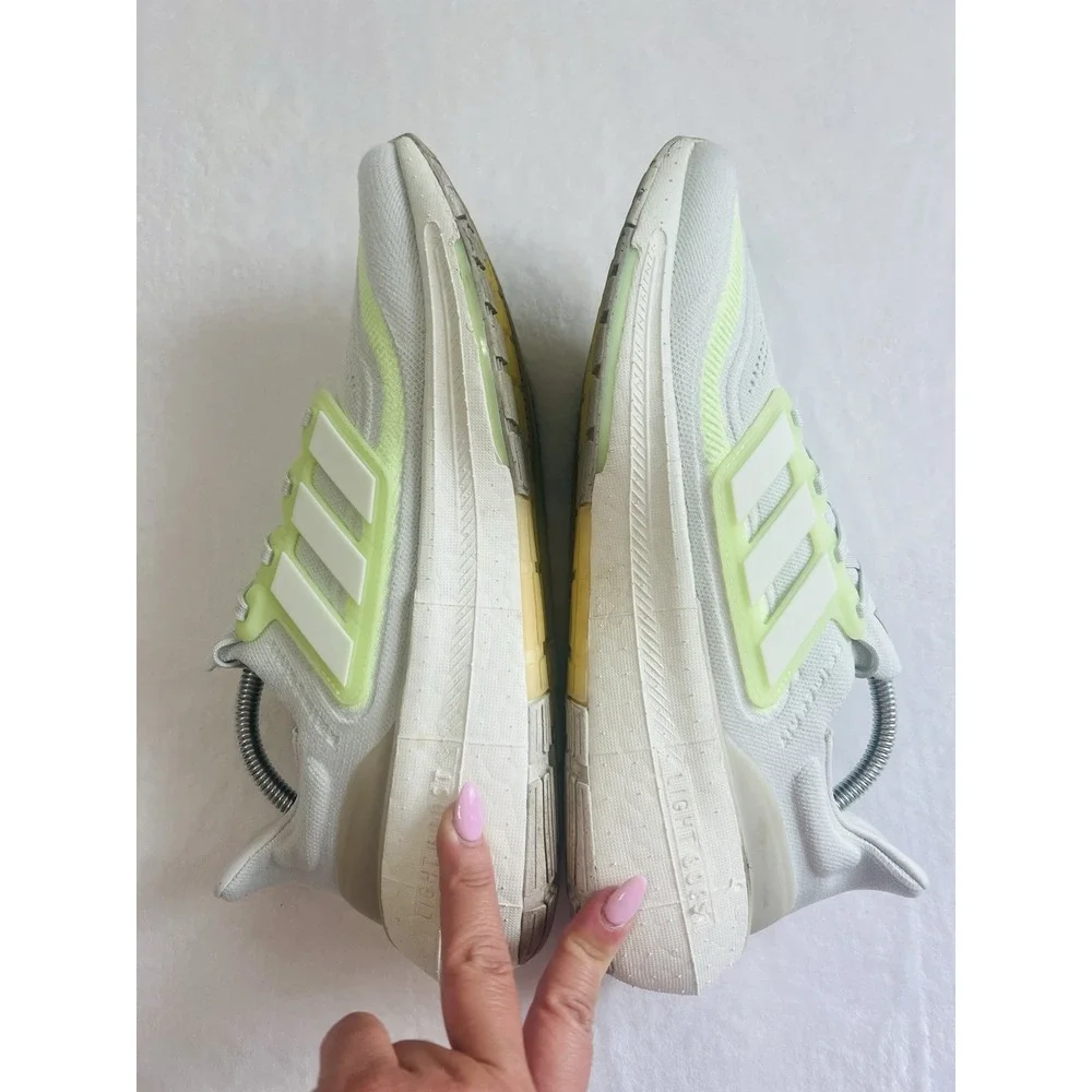 Adidas Ultra Boost Light Womens Training Running Shoes Sneakers Green Spark 10.5